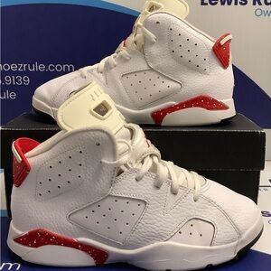 Air Jordan 6 Red Oreo Kids Size 3y